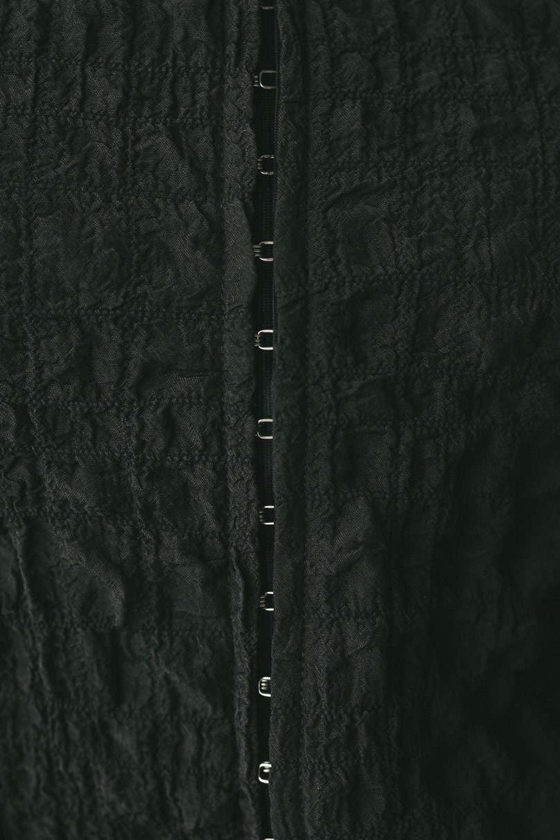 シャーリングコルセットトップ 詳細画像 BLK 9