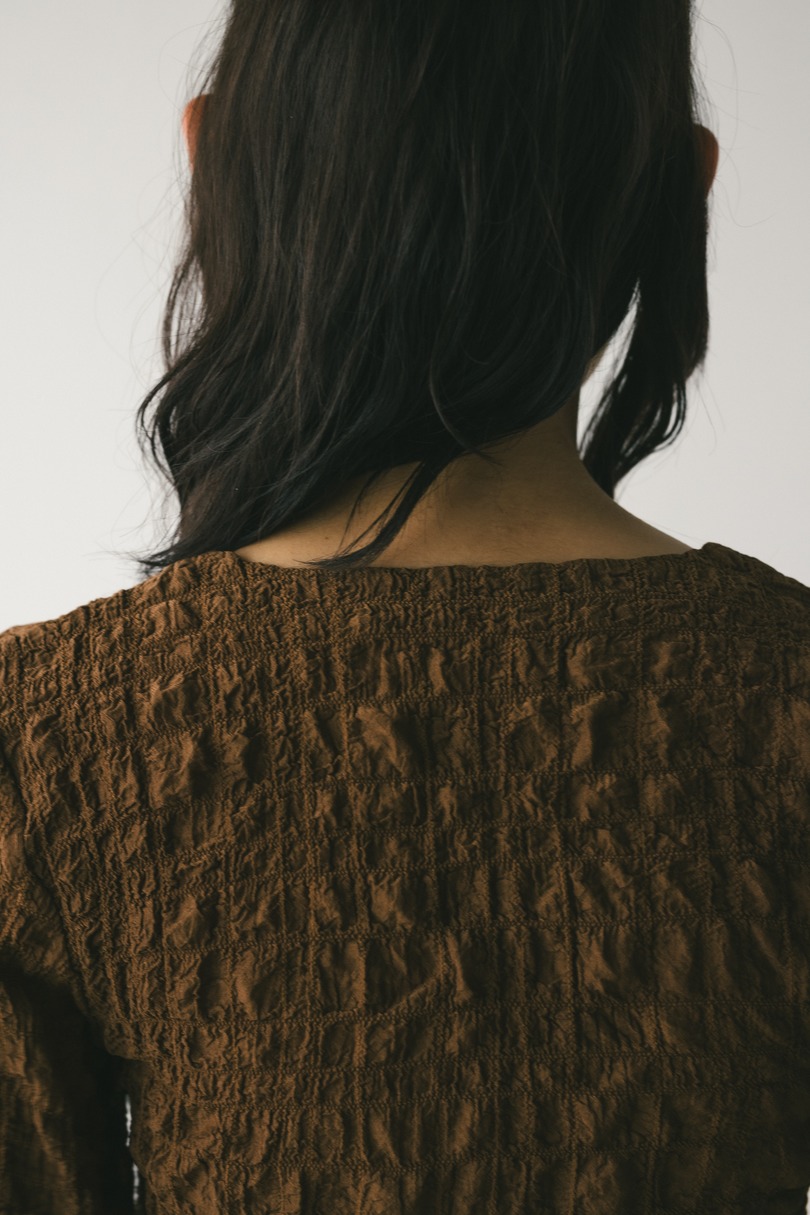 シャーリングコルセットトップ 詳細画像 BRN 9