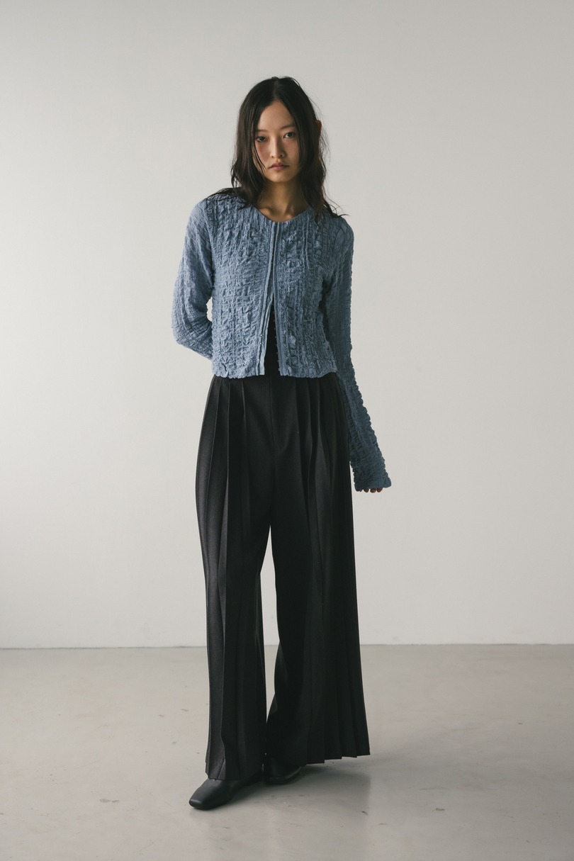 シャーリングコルセットトップ 詳細画像 BLU 2