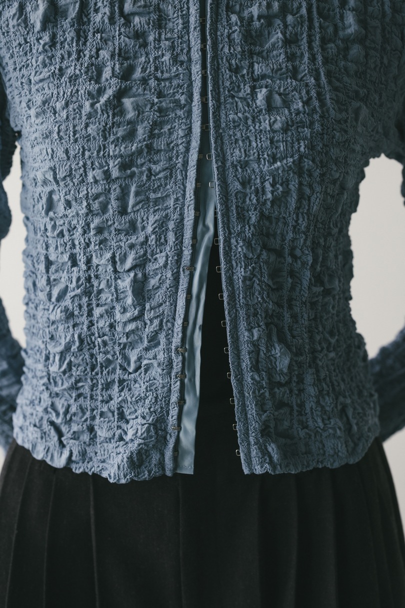 シャーリングコルセットトップ 詳細画像 BLU 5