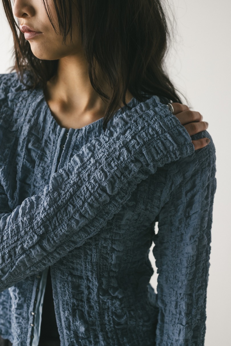 シャーリングコルセットトップ 詳細画像 BLU 6