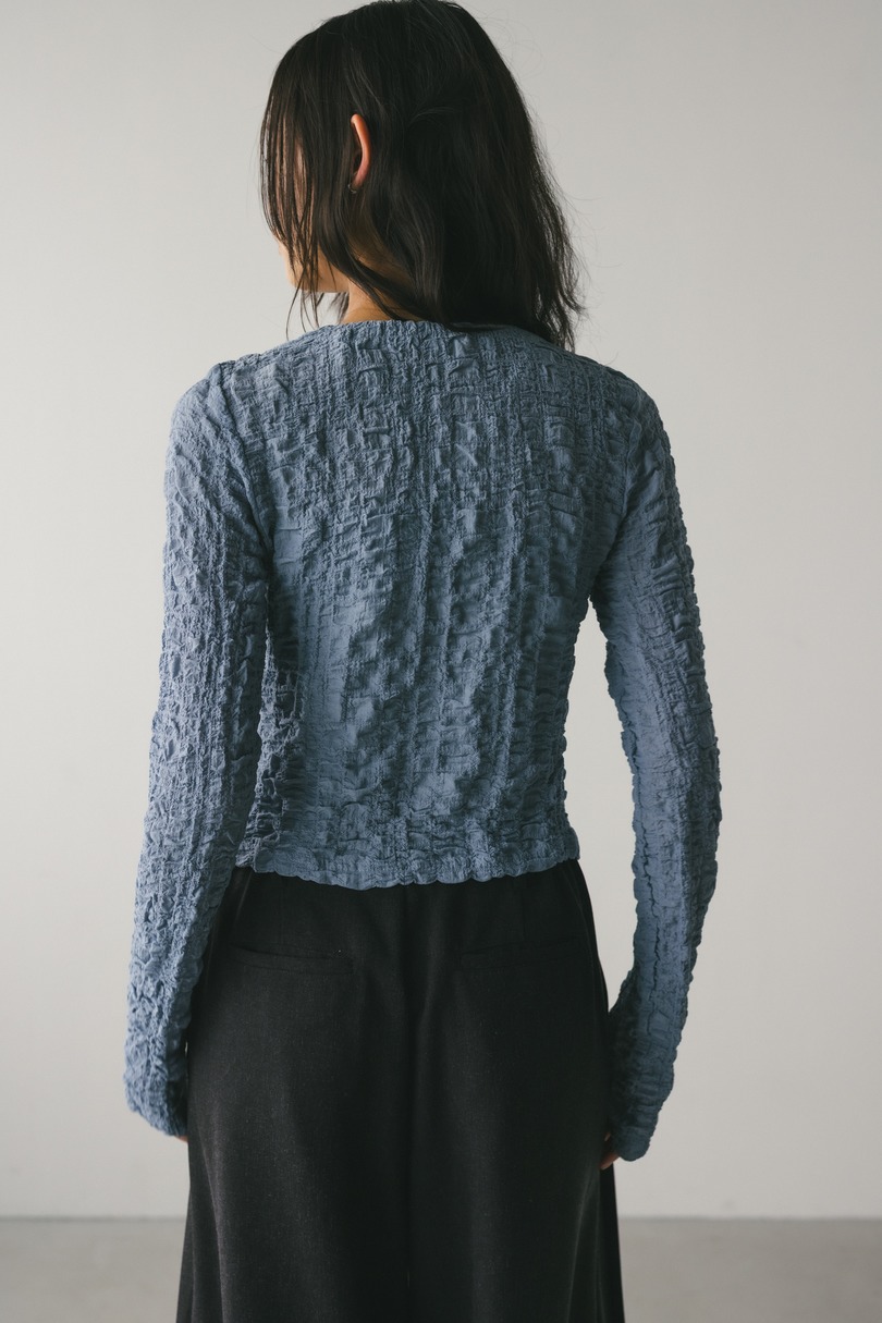 シャーリングコルセットトップ 詳細画像 BLU 7