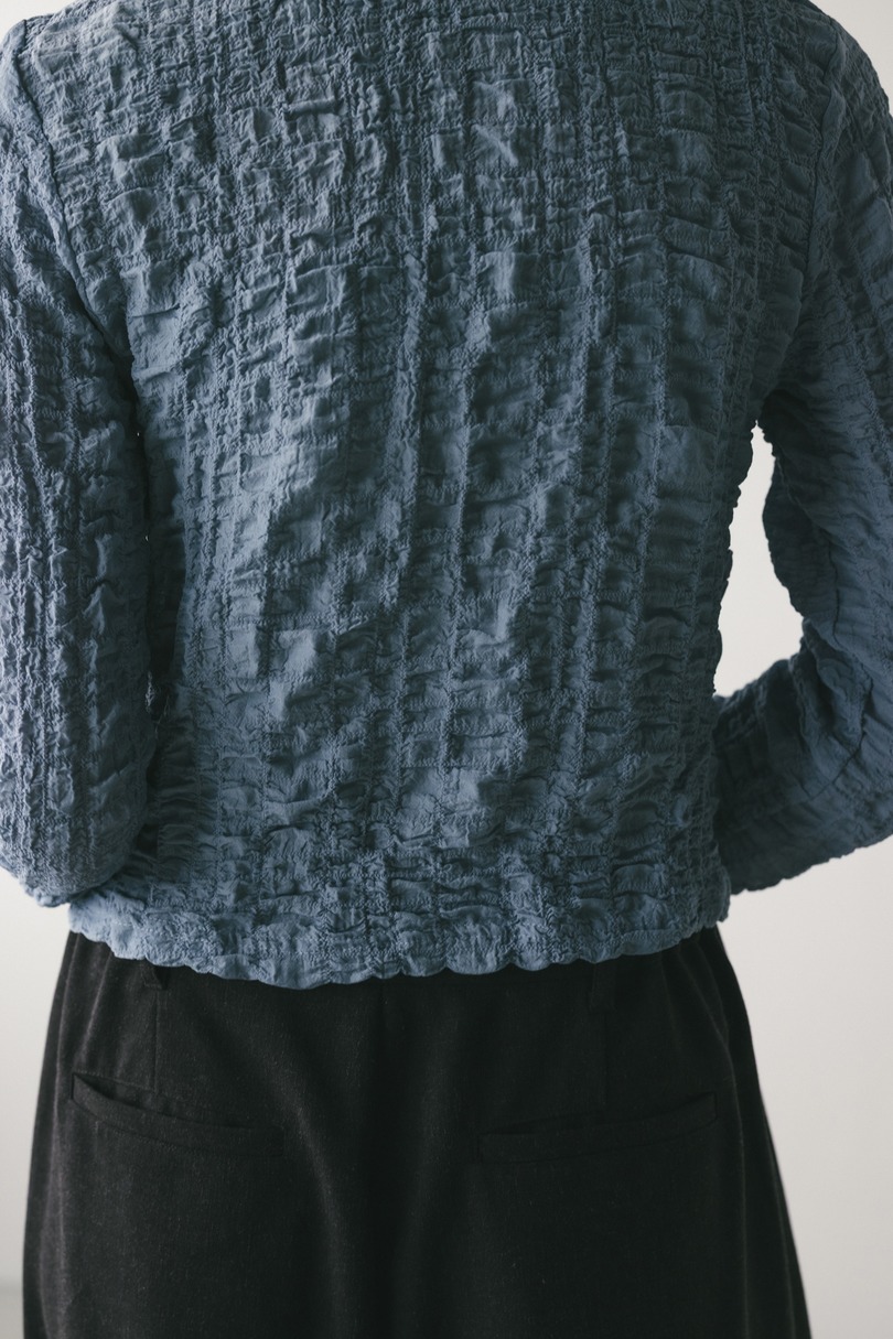 シャーリングコルセットトップ 詳細画像 BLU 9