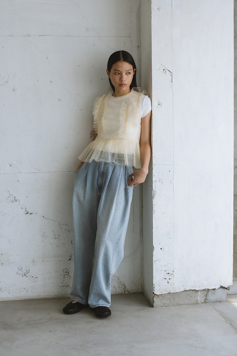 チュールフリルベスト 詳細画像 IVOY 3