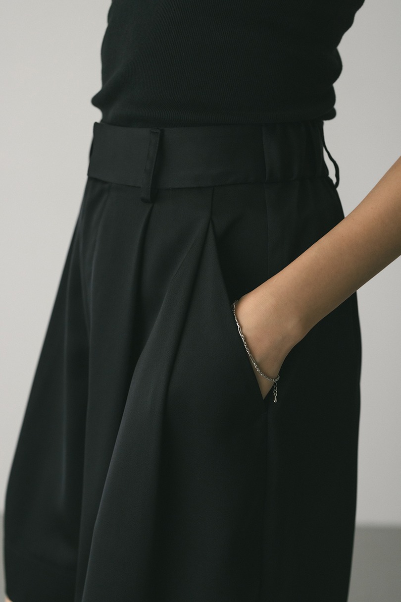 サテンハーフパンツ 詳細画像 BLK 7