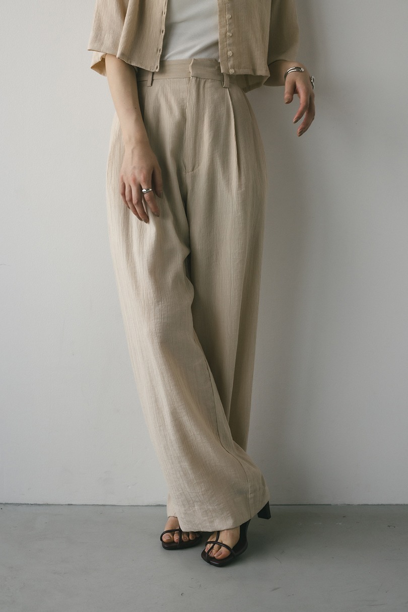 ワッシャーツータックパンツ 詳細画像 BEG 4