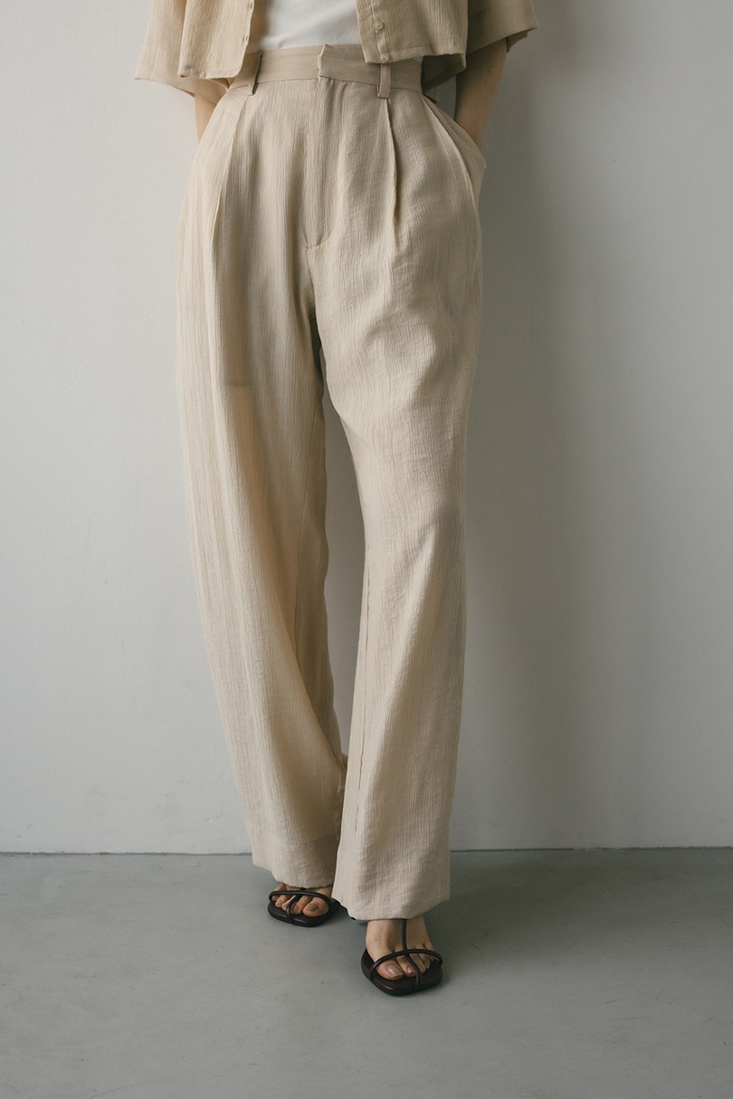 ワッシャーツータックパンツ 詳細画像 BEG 5