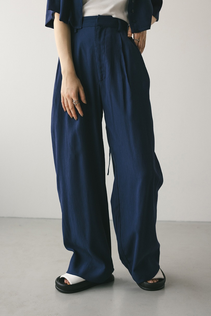 ワッシャーツータックパンツ