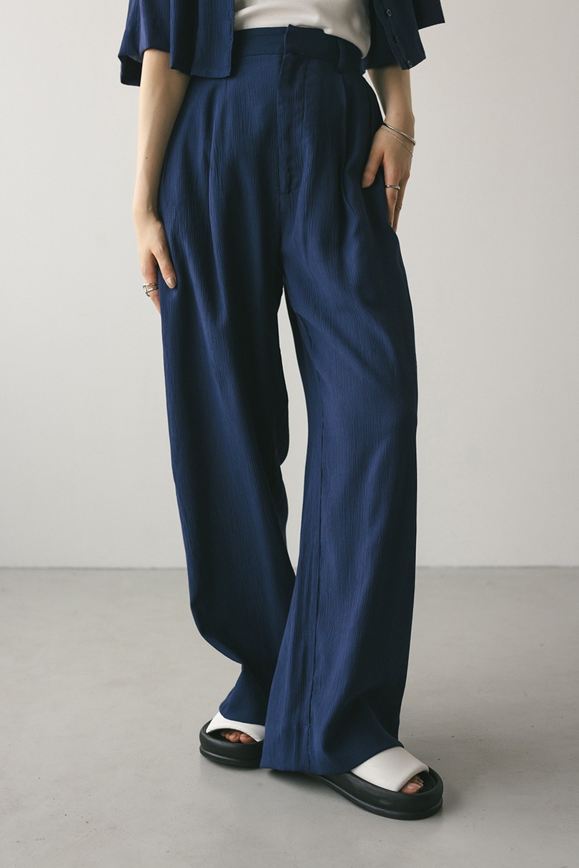 ワッシャーツータックパンツ 詳細画像 NVY 4