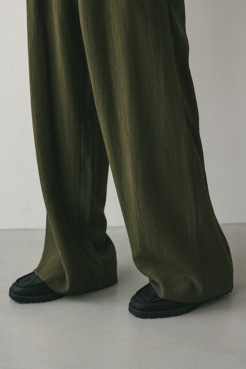 ワッシャーツータックパンツ 詳細画像 KHA 10