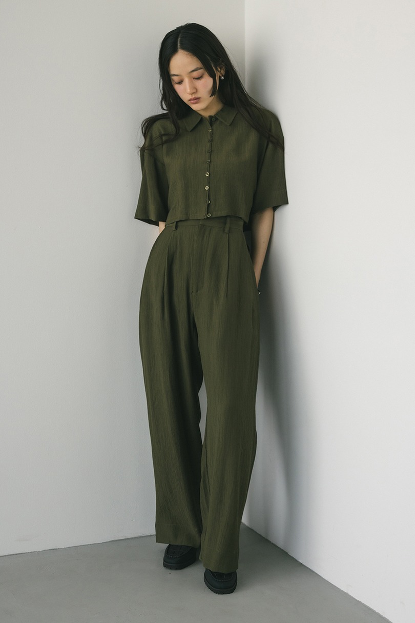 ワッシャーツータックパンツ 詳細画像 KHA 2