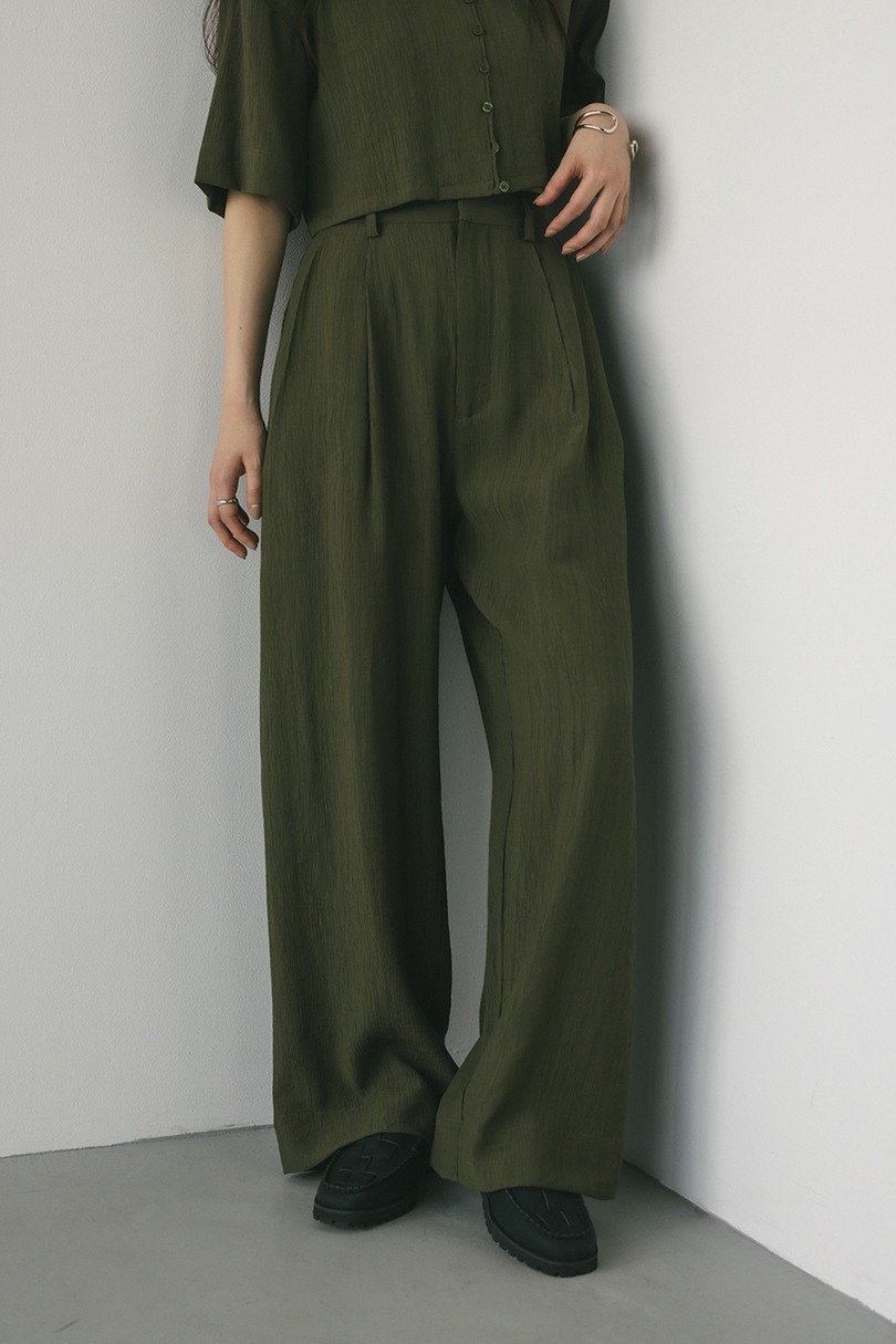 ワッシャーツータックパンツ 詳細画像 KHA 4