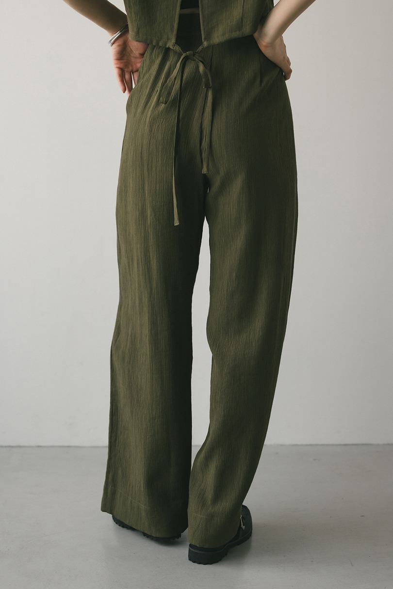 ワッシャーツータックパンツ 詳細画像 KHA 5