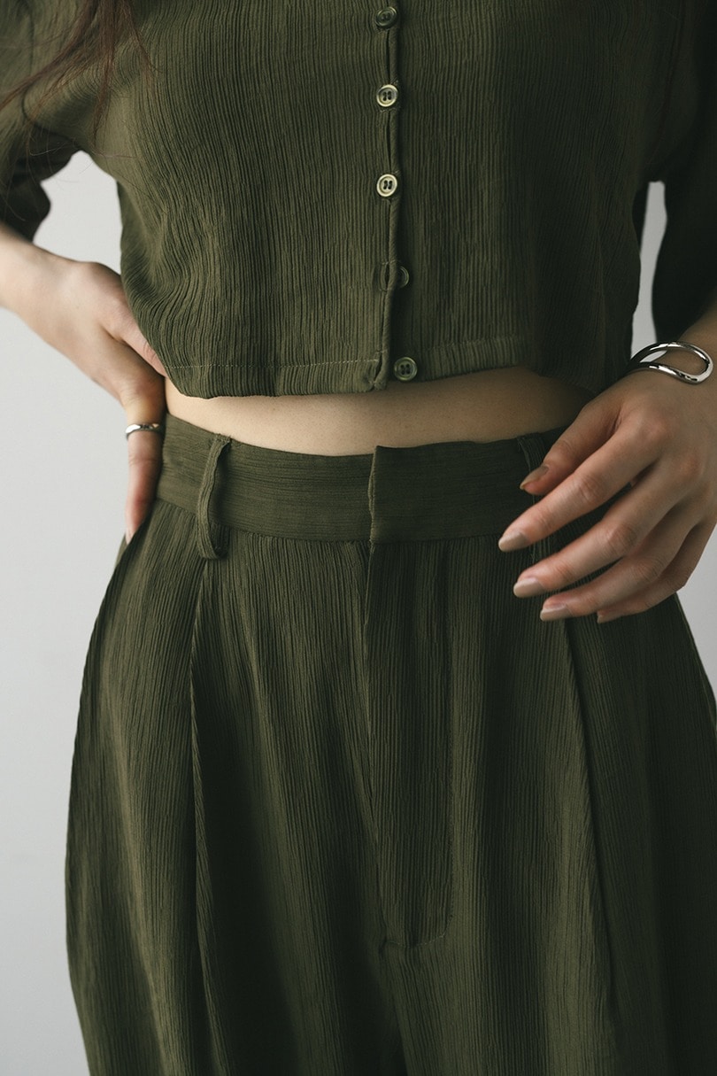 ワッシャーツータックパンツ 詳細画像 KHA 6