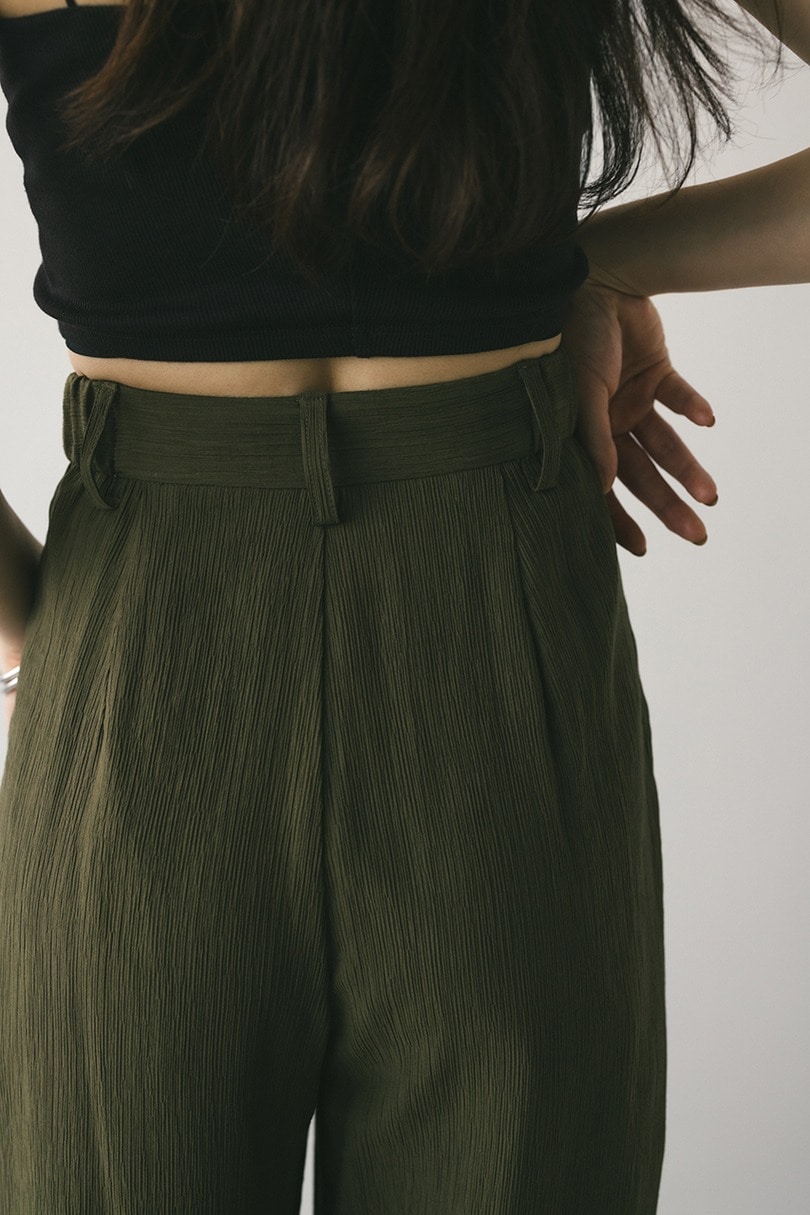 ワッシャーツータックパンツ 詳細画像 KHA 8