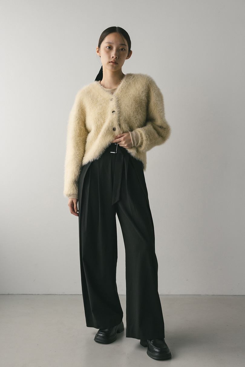 ウエストデザインサイドラップパンツ 詳細画像 BLK 2