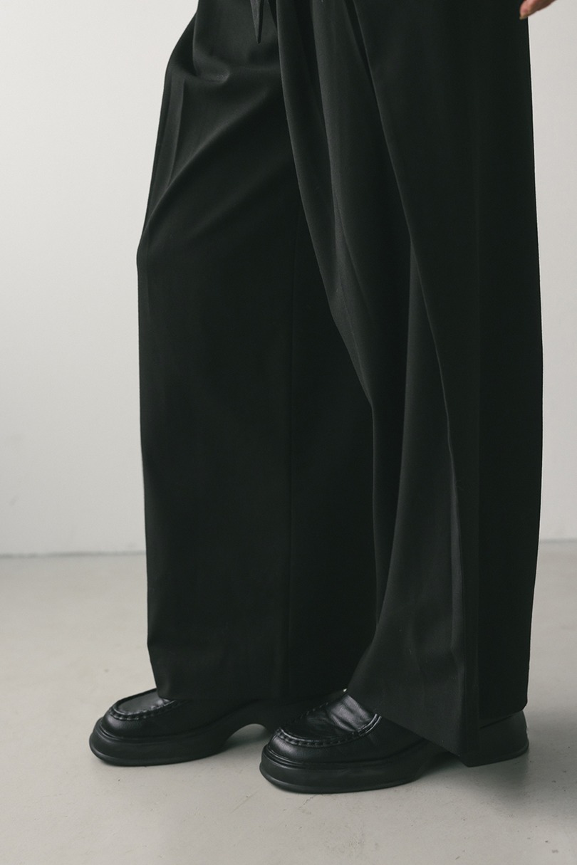 ウエストデザインサイドラップパンツ 詳細画像 BLK 7