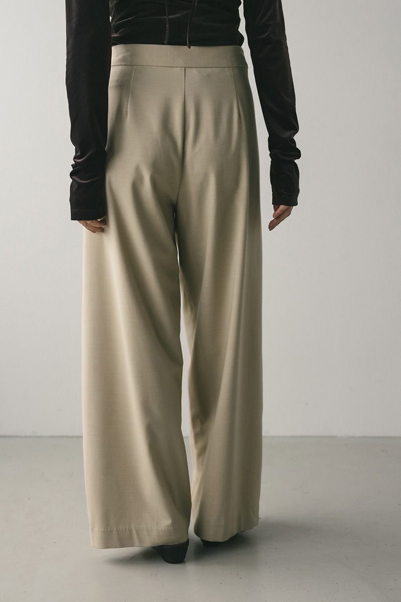 ウエストデザインサイドラップパンツ 詳細画像 L/BEG 3