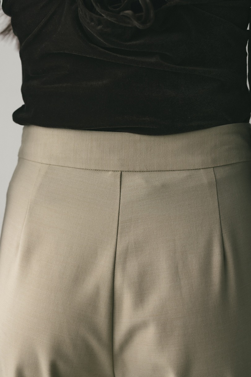 ウエストデザインサイドラップパンツ 詳細画像 L/BEG 6