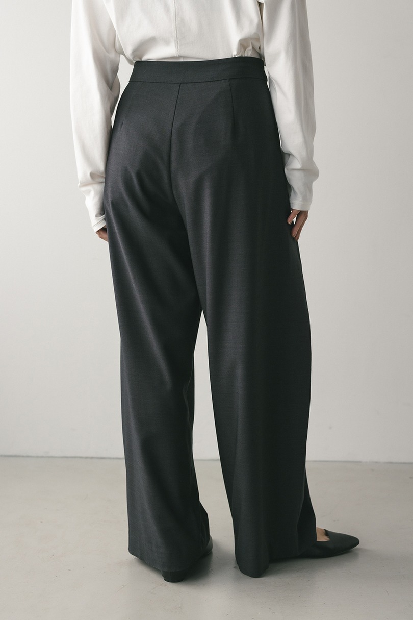 ウエストデザインサイドラップパンツ 詳細画像 GRY 4