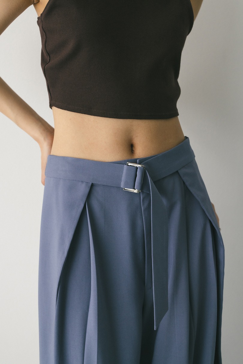 ウエストデザインサイドラップパンツ 詳細画像 SAX 7