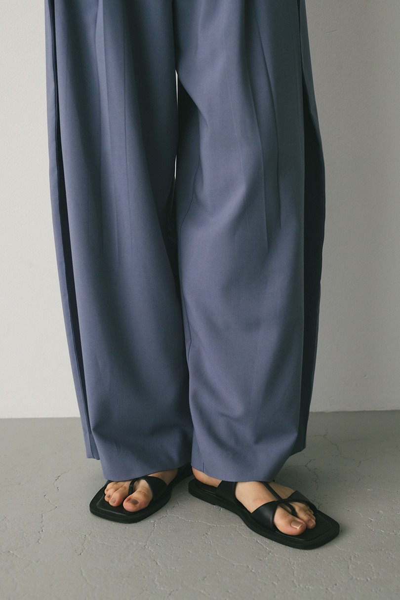 ウエストデザインサイドラップパンツ 詳細画像 SAX 8