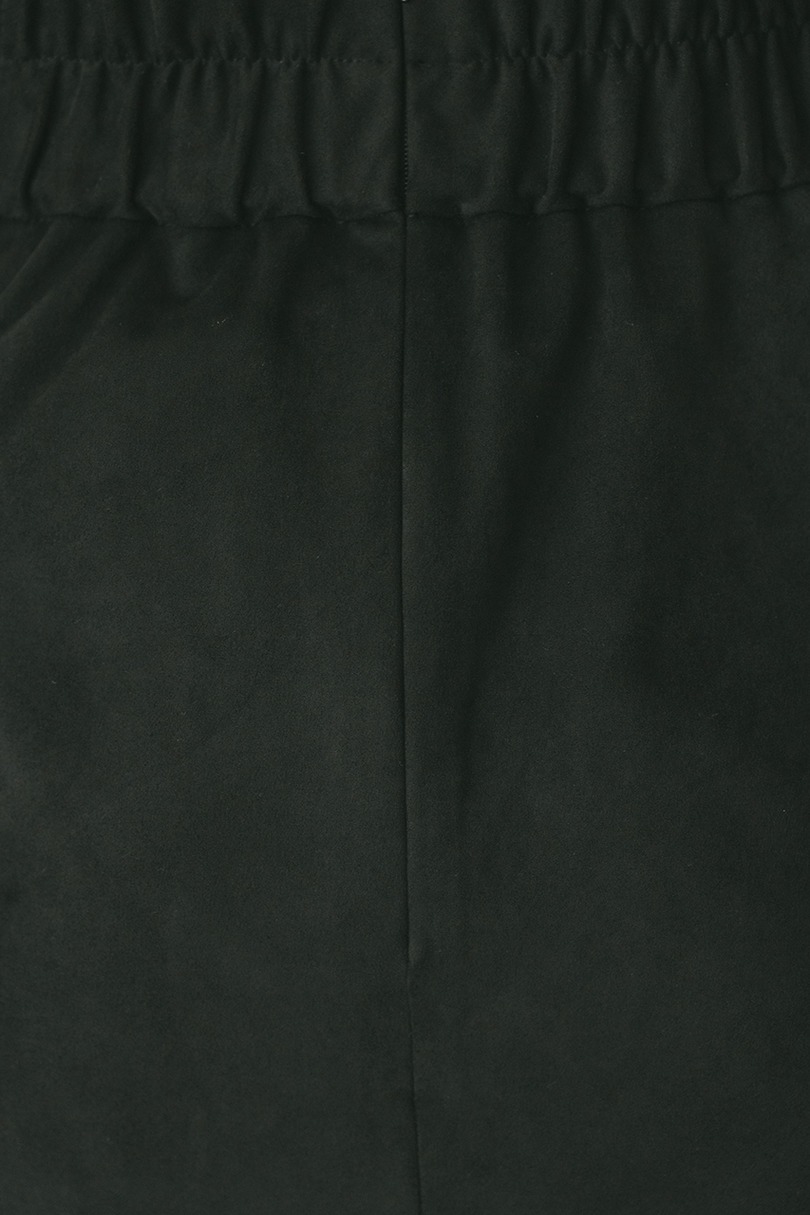 フェイクスウェードパネルフレアスカート 詳細画像 BLK 10