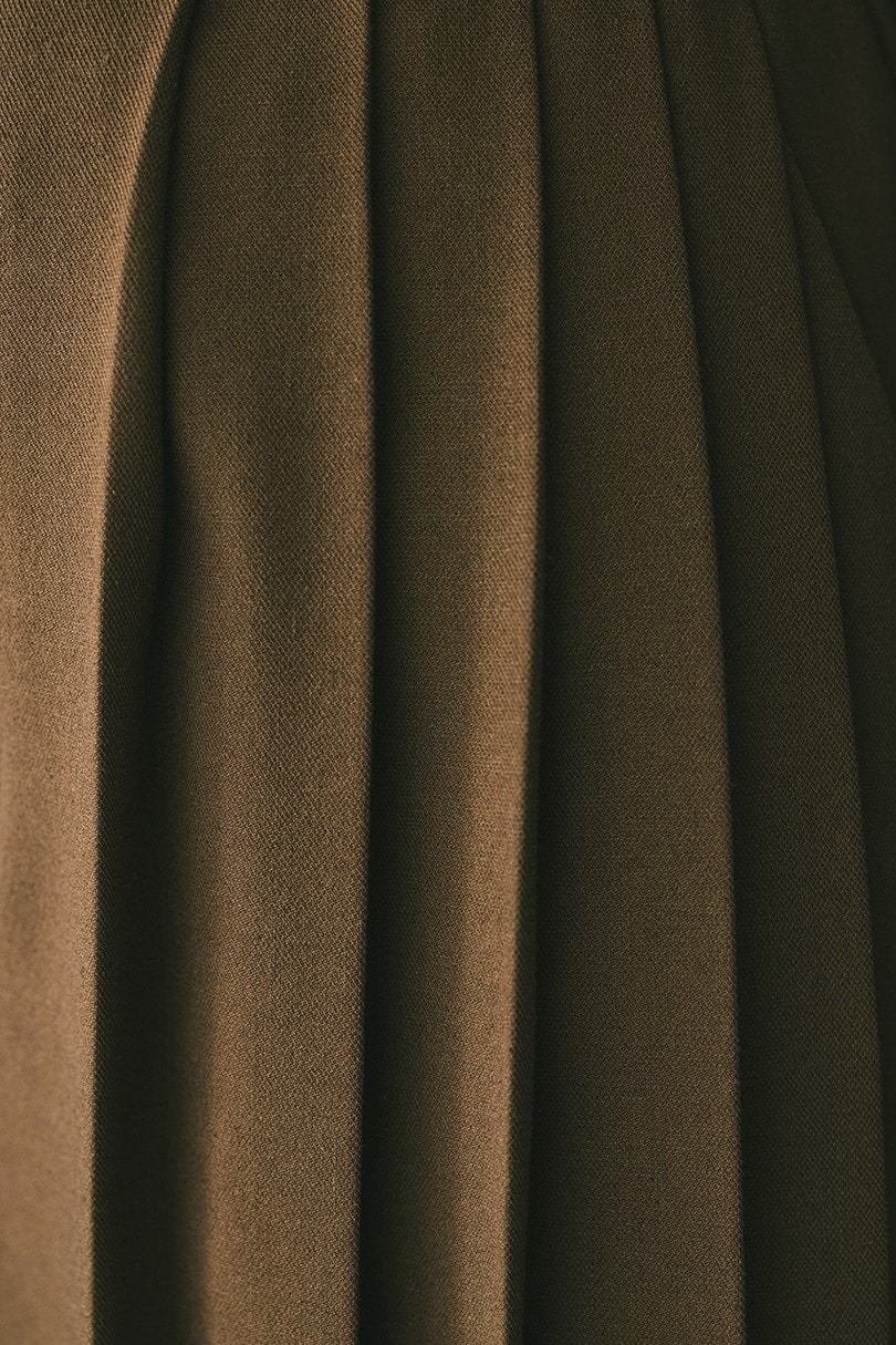 メランジタックワイドパンツ 詳細画像 BRN 9