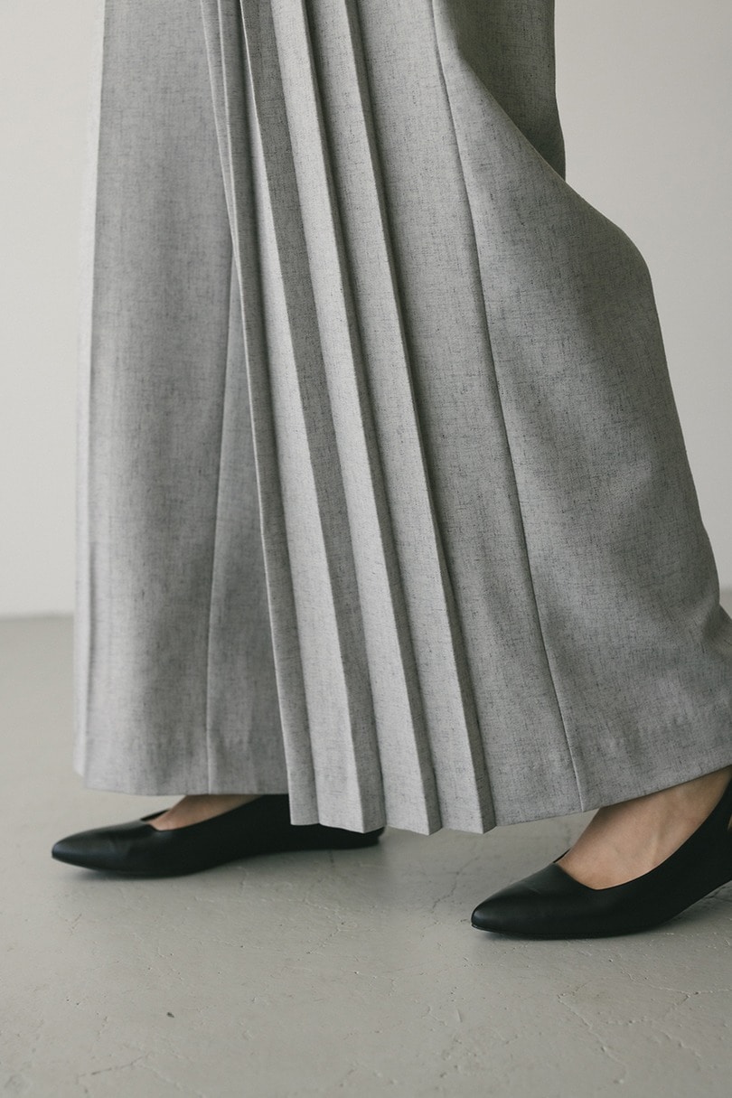 メランジタックワイドパンツ 詳細画像 L/GRY 5