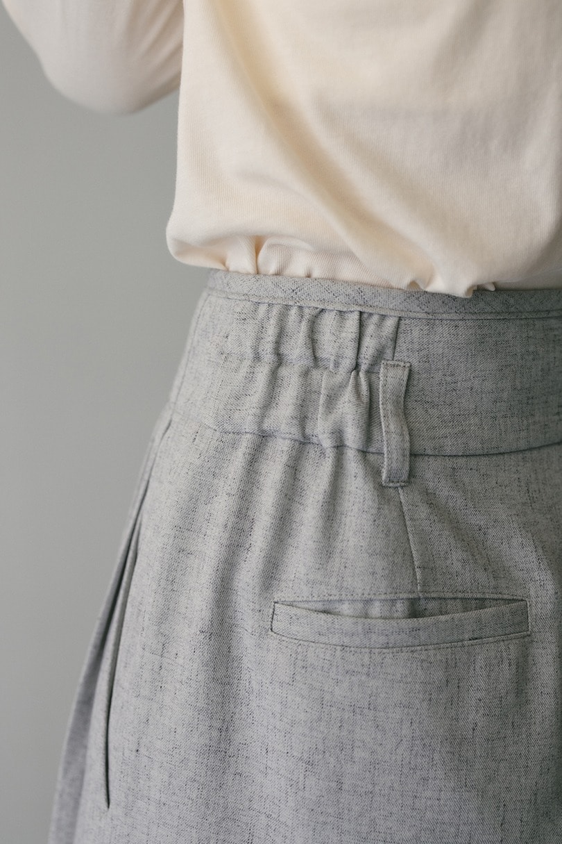 メランジタックワイドパンツ 詳細画像 L/GRY 7