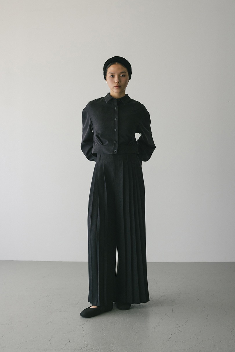 メランジタックワイドパンツ 詳細画像 C.GRY 4