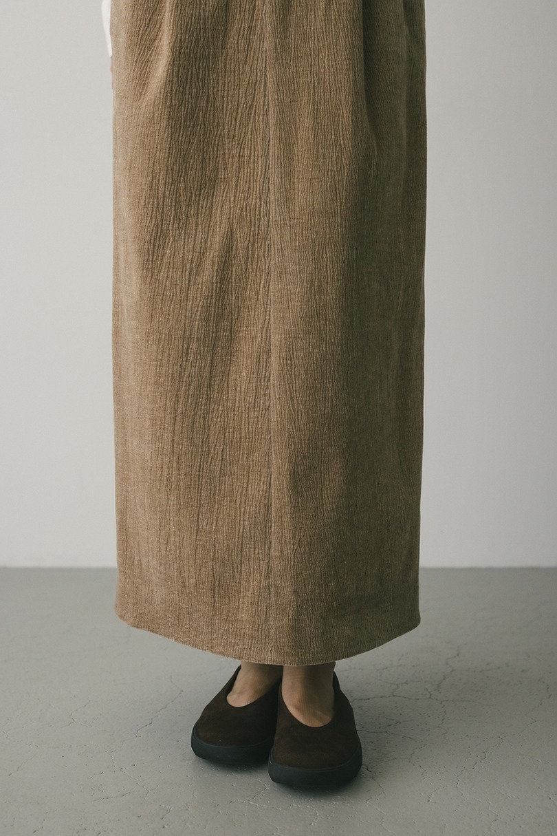 ハイウエストタックベロアスカート 詳細画像 BEG 10