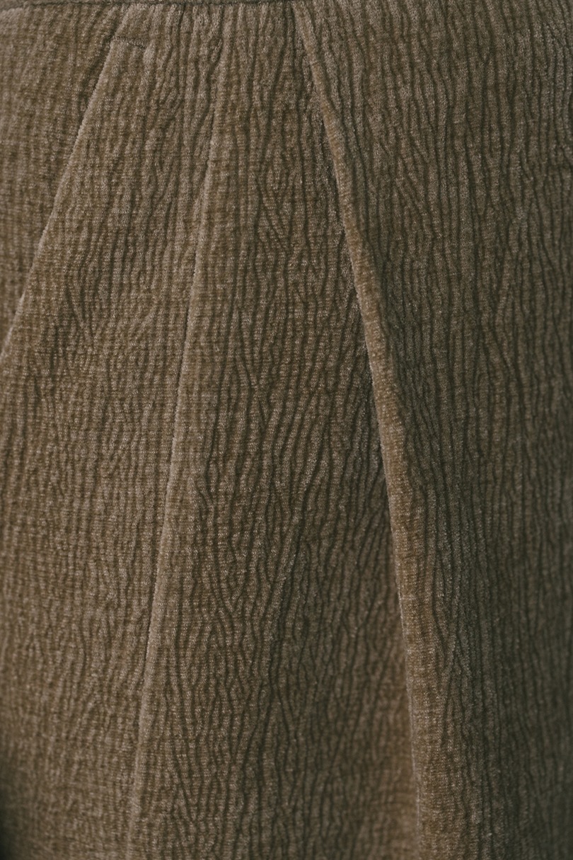 ハイウエストタックベロアスカート 詳細画像 BEG 12