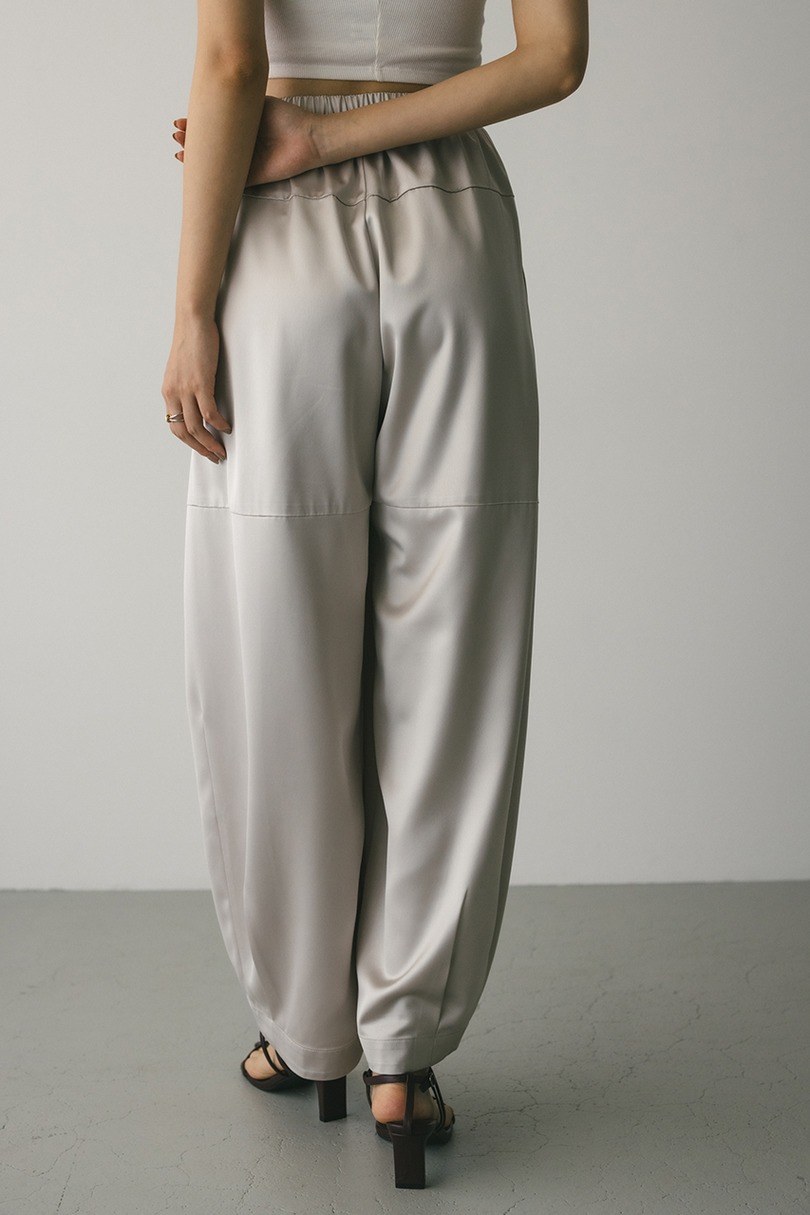 サテンワイドフォルムパンツ 詳細画像 IVOY 5