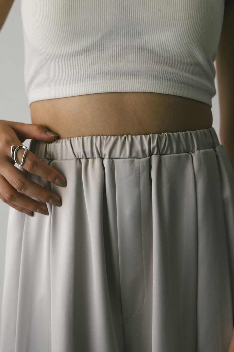 サテンワイドフォルムパンツ 詳細画像 IVOY 6