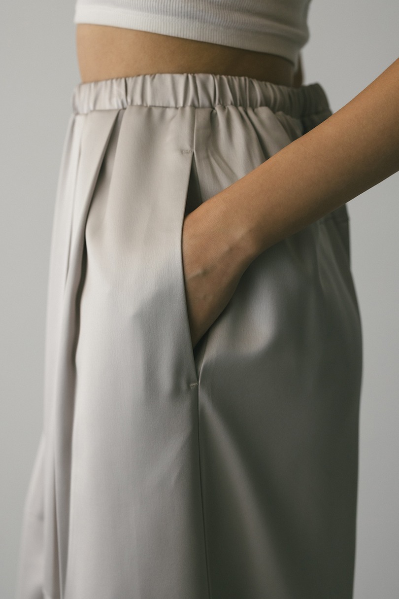 サテンワイドフォルムパンツ 詳細画像 IVOY 8