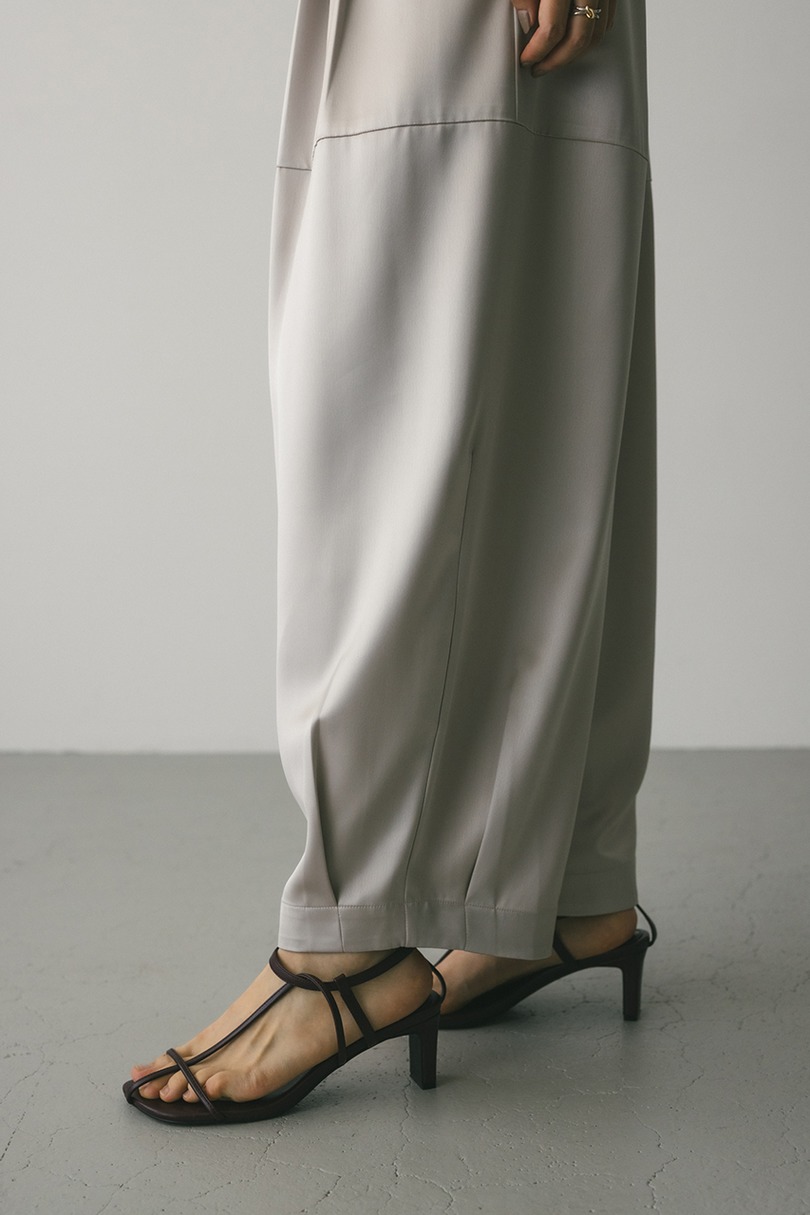 サテンワイドフォルムパンツ 詳細画像 IVOY 9