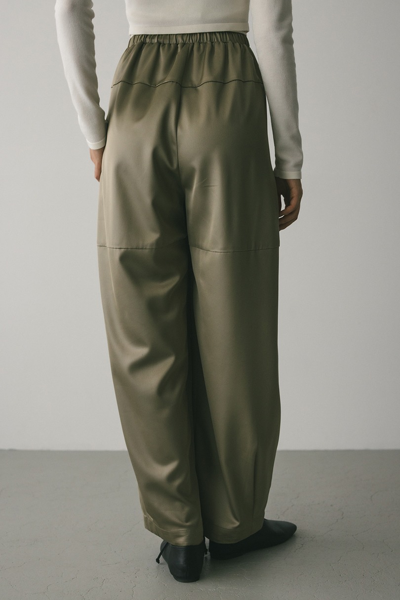 サテンワイドフォルムパンツ 詳細画像 KHA 5
