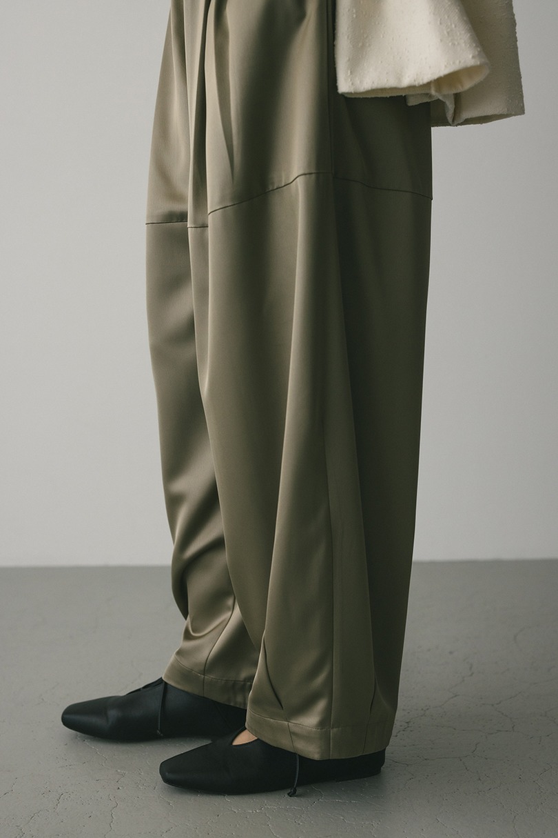 サテンワイドフォルムパンツ 詳細画像 KHA 7