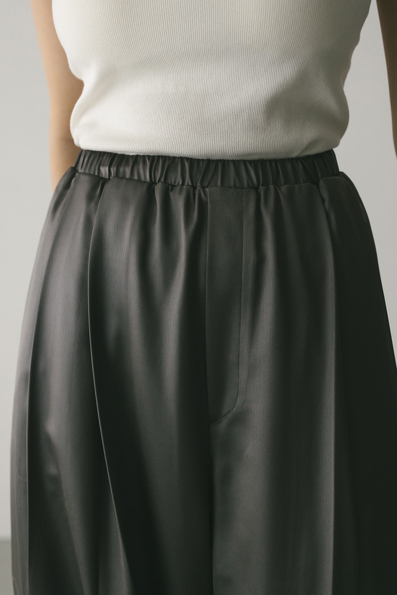 サテンワイドフォルムパンツ 詳細画像 C.GRY 7