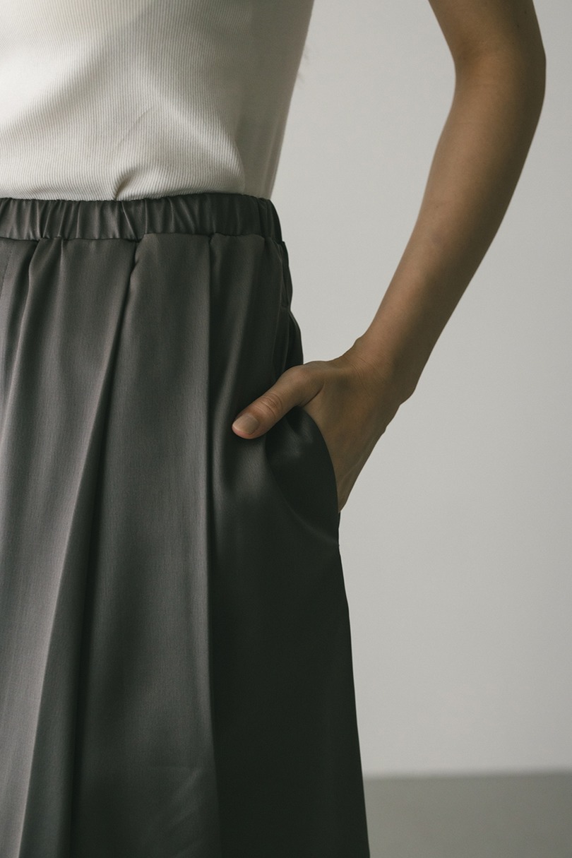 サテンワイドフォルムパンツ 詳細画像 C.GRY 8
