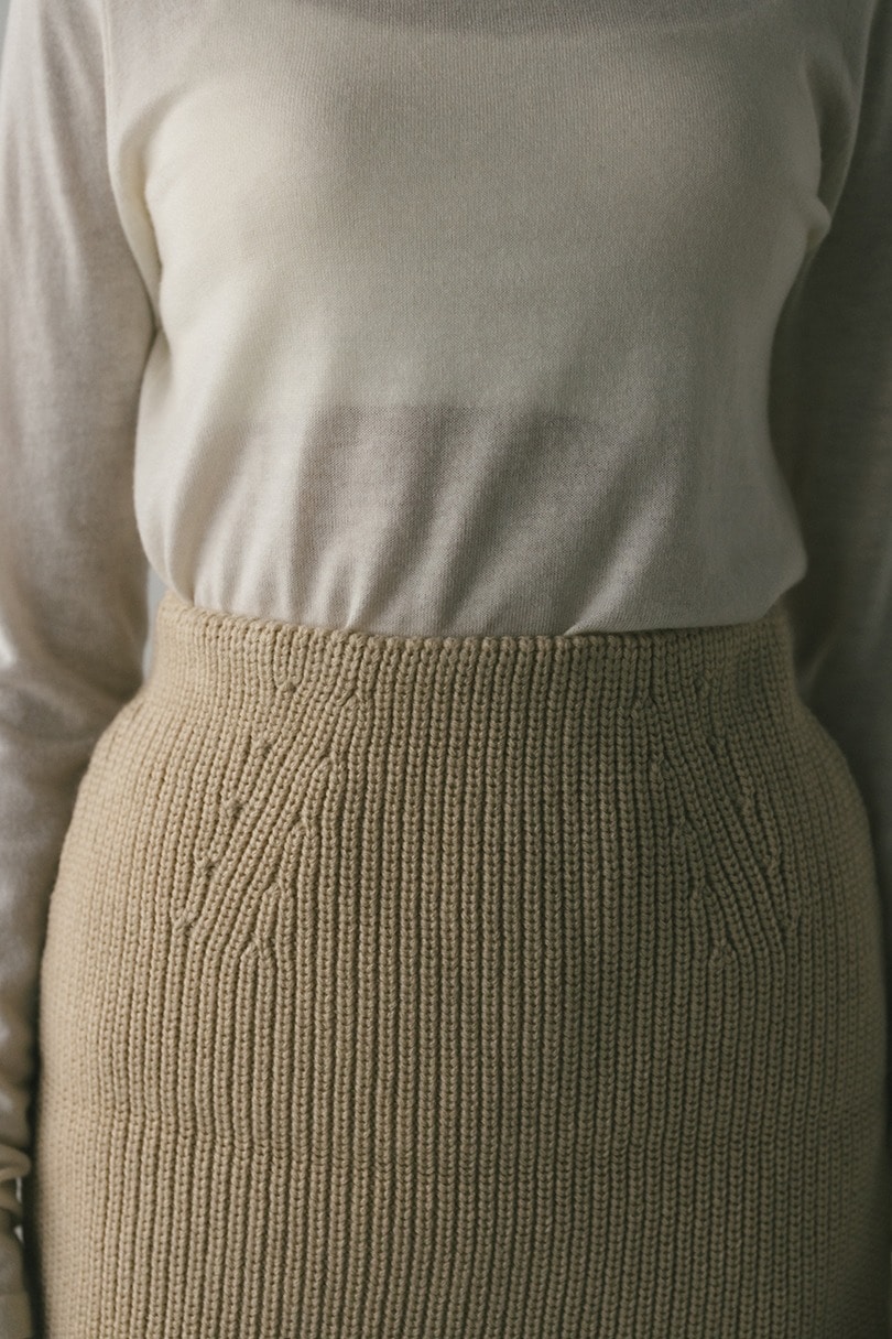 ニットパッファーミニスカート 詳細画像 IVOY 4