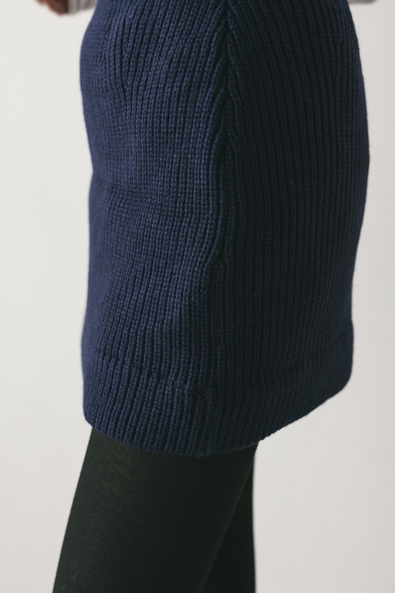 ニットパッファーミニスカート 詳細画像 NVY 5