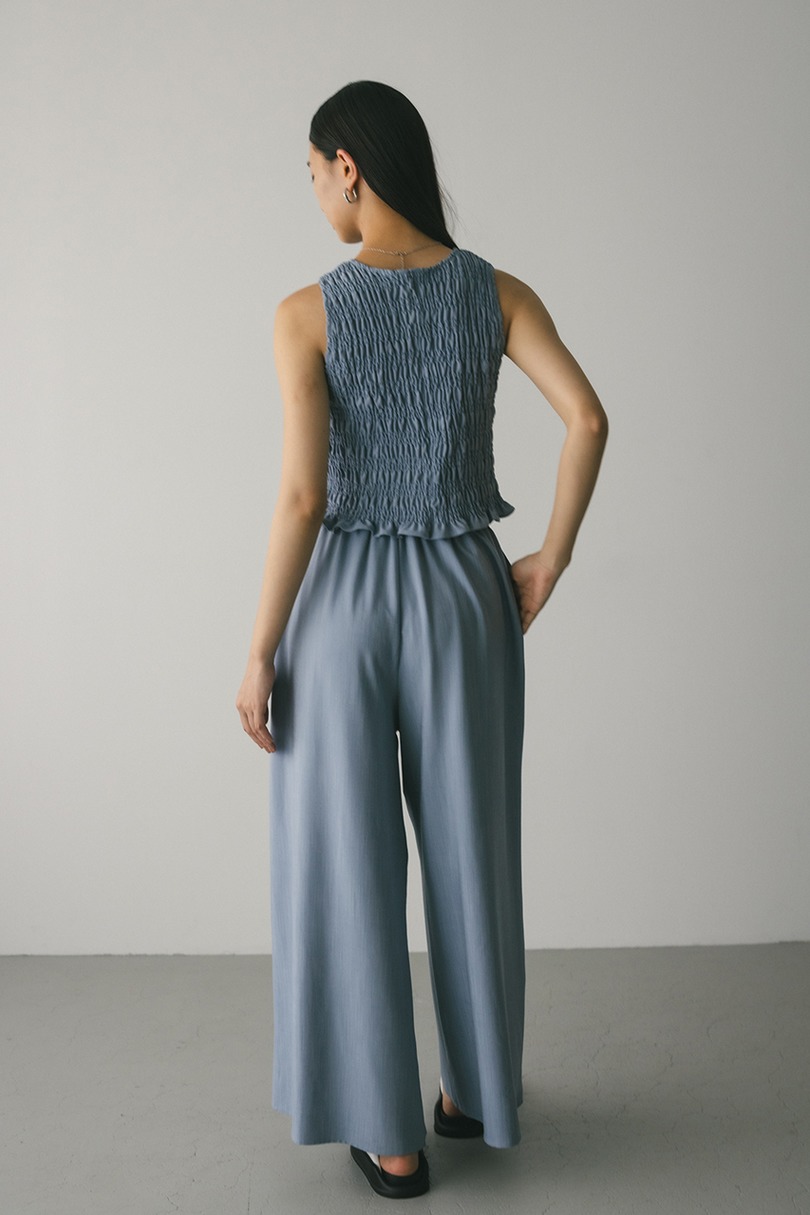 フロントタックワイドパンツ 詳細画像 L/BLU 3