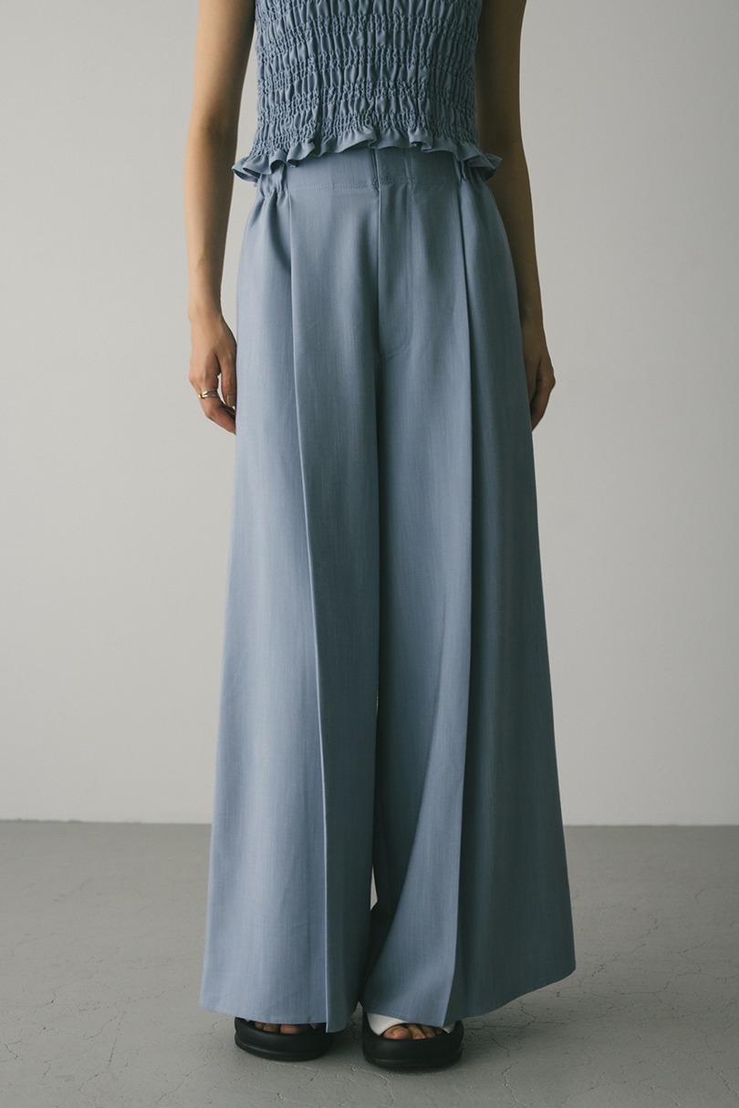 フロントタックワイドパンツ 詳細画像 L/BLU 4