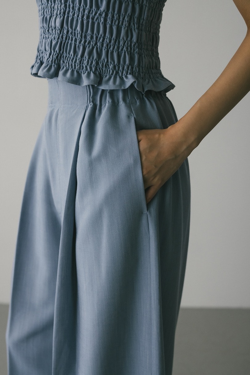 フロントタックワイドパンツ 詳細画像 L/BLU 8