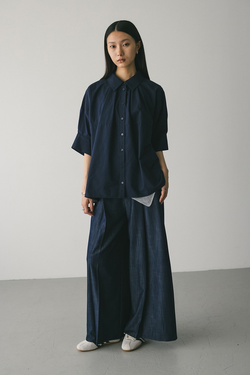 フロントタックワイドパンツ 詳細画像 IDG 4