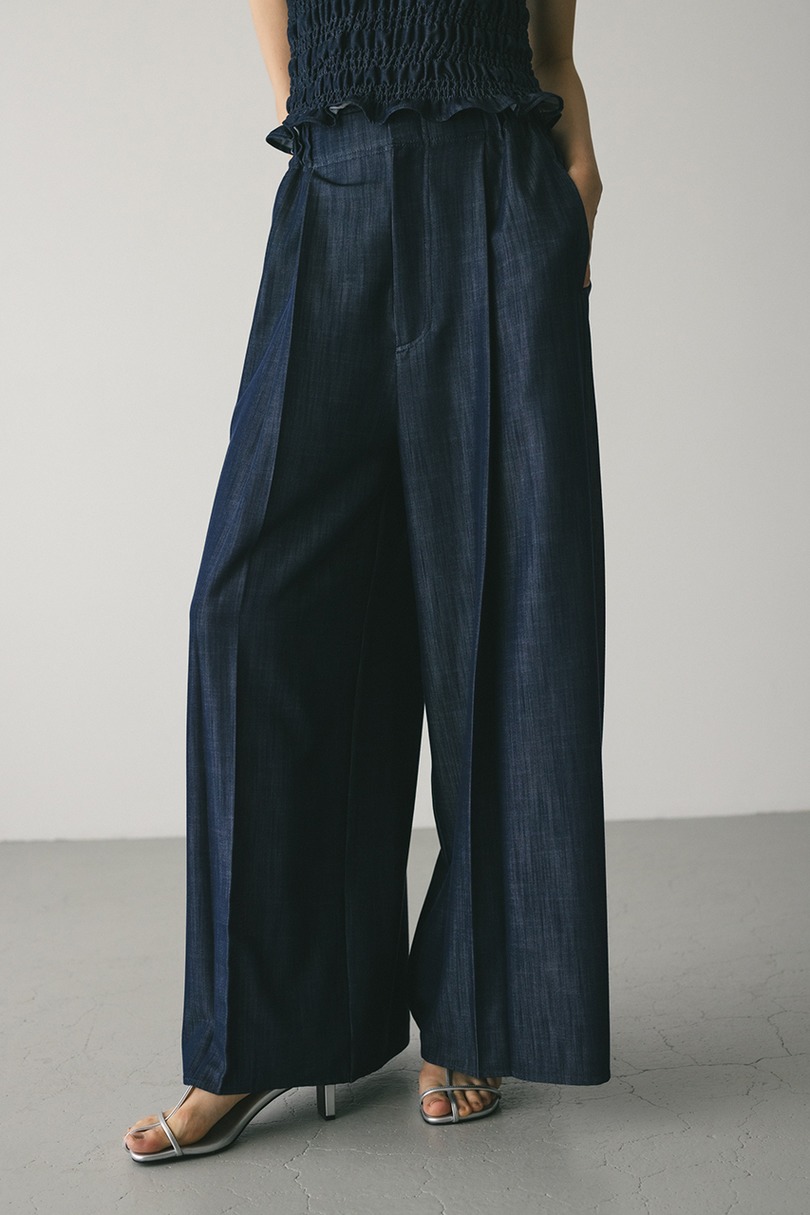 フロントタックワイドパンツ 詳細画像 IDG 6