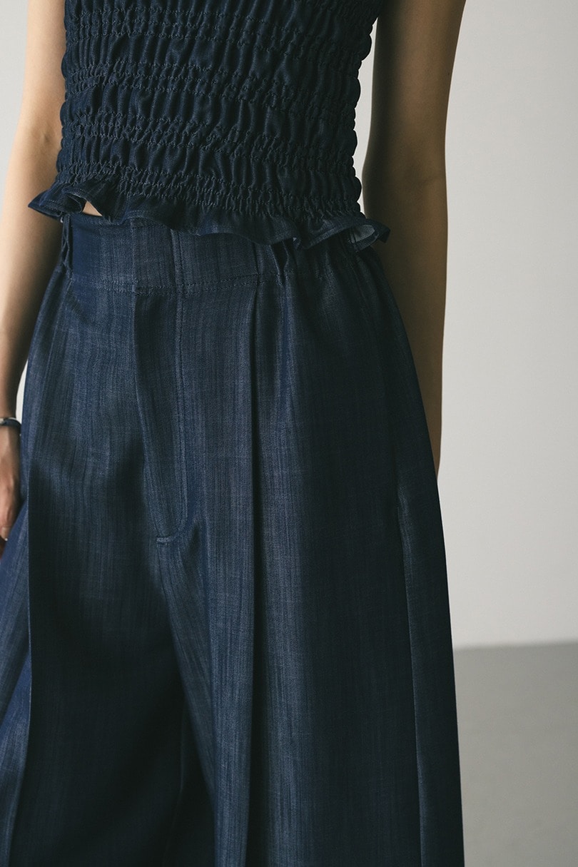 フロントタックワイドパンツ 詳細画像 IDG 9