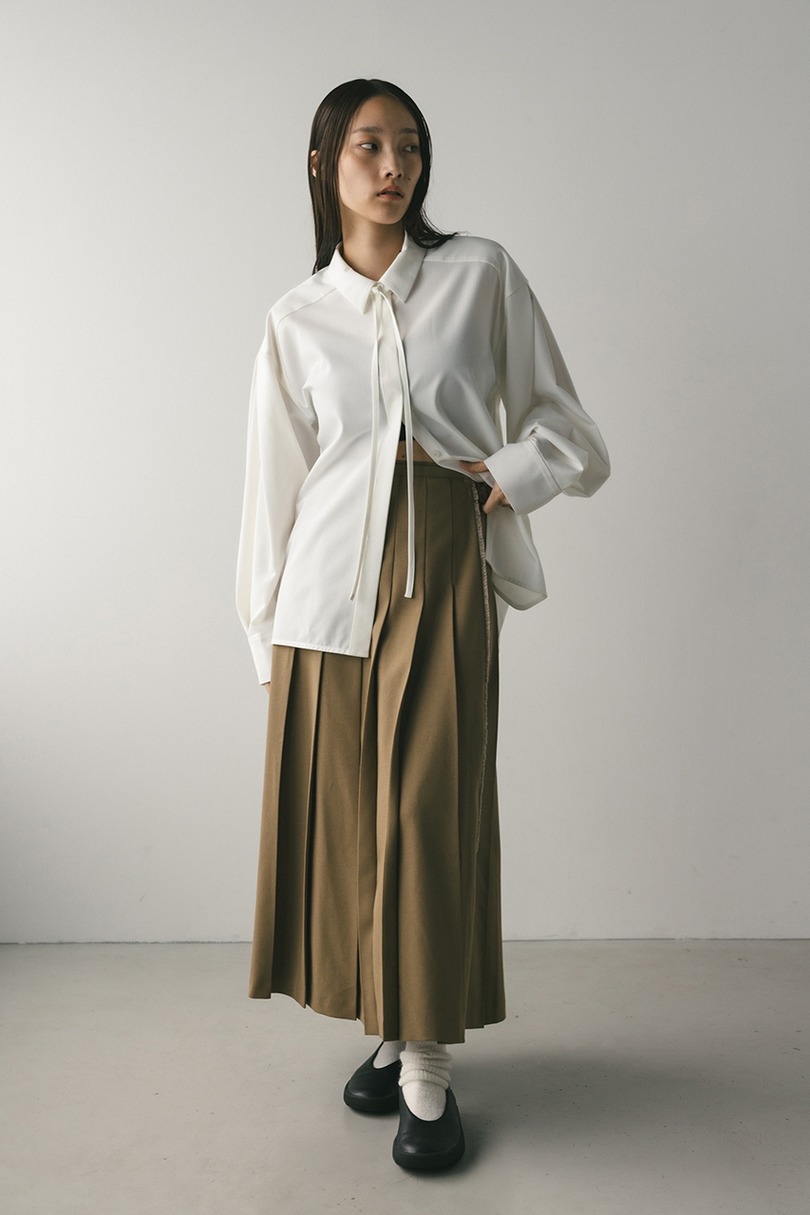 ボックスタックラップスカート 詳細画像 L/BRN 2